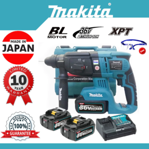 Makita Brushless cordless electric hammer 4800 IPM multi-function rechargeable electric hammer suitable for18V 6A batter